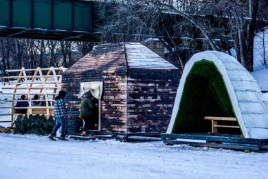 3 warming huts